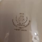 6 flat plates Saint Amand model Isis vintage 1960s 1970s