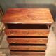 Small Louis Philippe chest of drawers with cut corners.