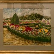 Tableau parc du chateau de Versailles Henri Martin
