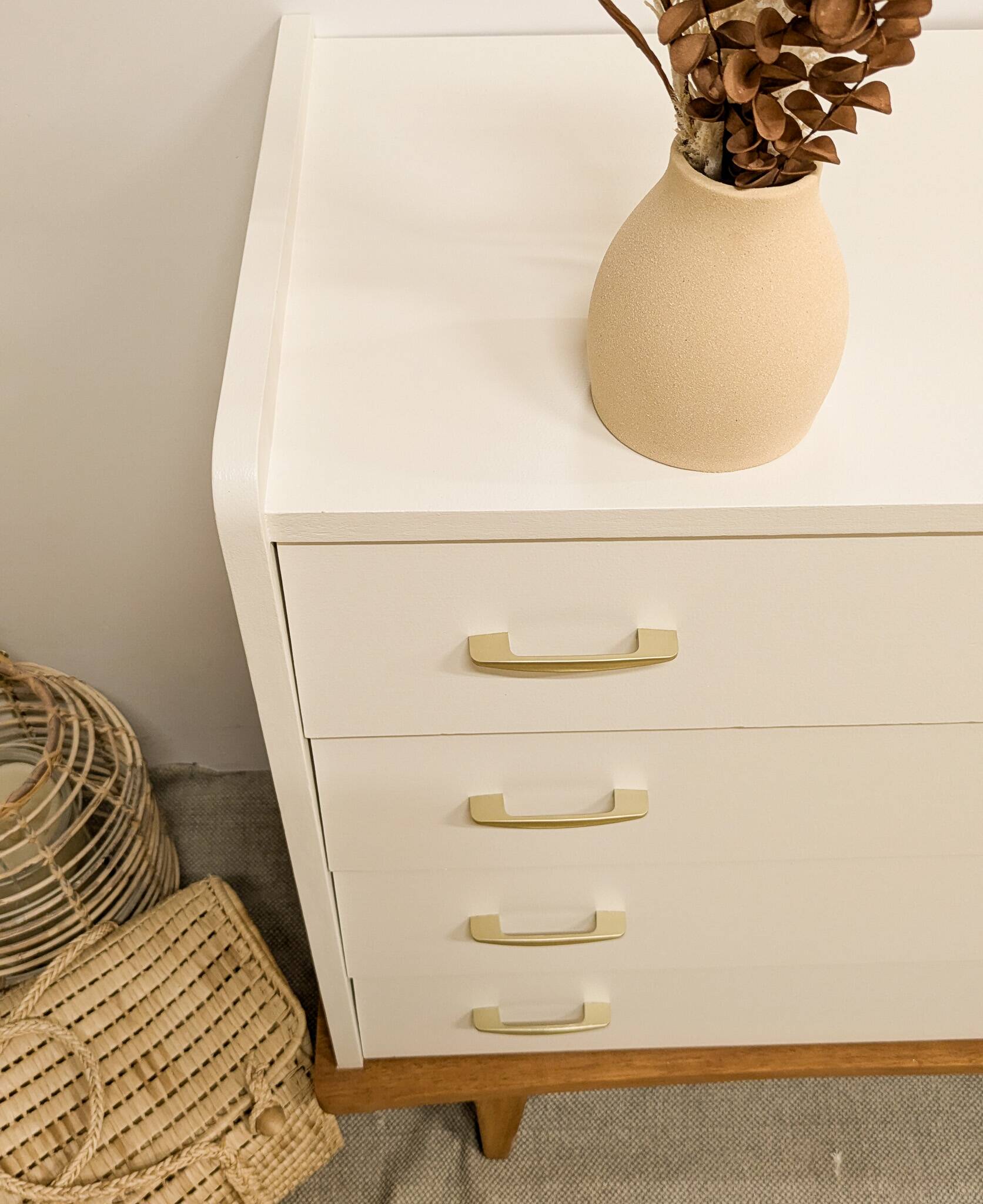 Vintage Scandinavian style chest of drawers
