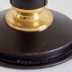 Leather lamp base, Le Tanneur (attr.), France, 1950s/1960s