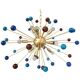 Star murano glass chandelier