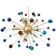 Star murano glass chandelier