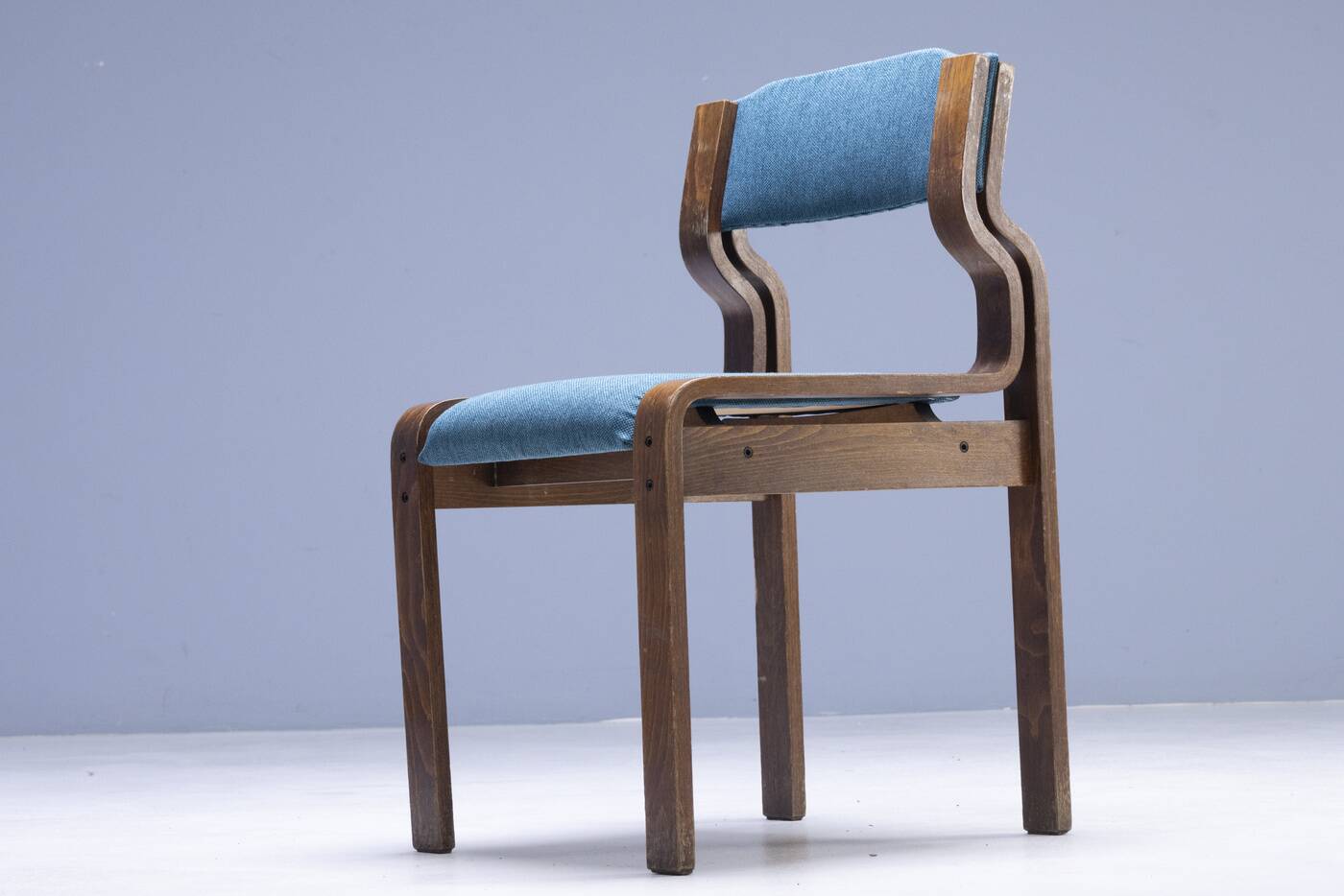 Set of 4 Dining Chairs, Ludvík Volák, 1970s-1980s, Czechoslovakia