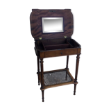 Old dressing table worker empty pocket table in walnut