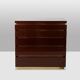 Jean-Claude Mahey. Commode en bois laqué. Années 1970-80.