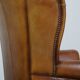 Beautiful classic sheepskin armchair with a beautiful appearance and a comfortable seat