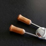 Ice claw with bamboo handle, 60s