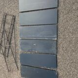 Vintage modular string shelf Tomado metal 1950