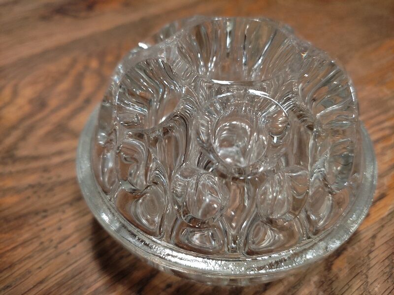 Pique flowers in glass old vintage decoration dp1021f56