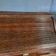 American roll-top desk, solid oak, Czechoslovakia, 1930s