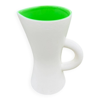 Pitcher vase diabolo 1960 ceramic saint clement dlg Jouve chambost