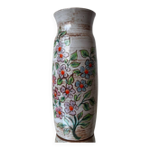 Large ceramic roller vase from Vallauris, 1960s