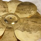 Ceiling lamp brass flower