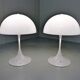 Set of 2 XL Panthella table lamps by Verner Panton 1970's