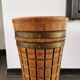 Vintage wooden umbrella stand, '70s