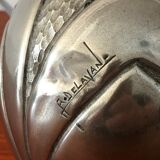 Art Deco pewter lamp by René Delavan