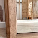 Large antique carved wooden mirror – Louis XV style – 140 x 90 cm