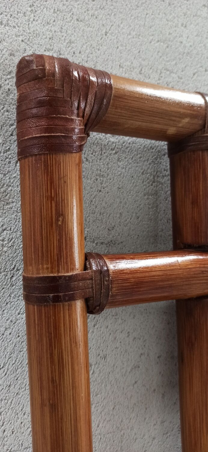 Traditional bamboo and cane headboard, 70's