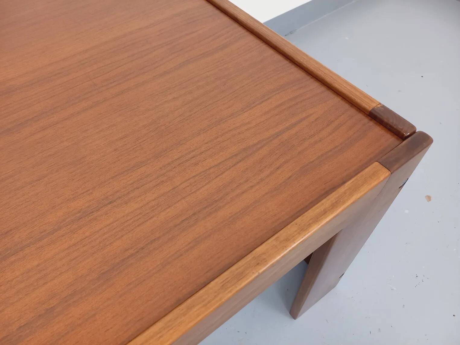 Vintage Italian square coffee table by Afra and Tobia Scarpa for Cassina.