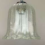 60s 70s lamp hanging lamp ball lamp bubble chrome glass space age design