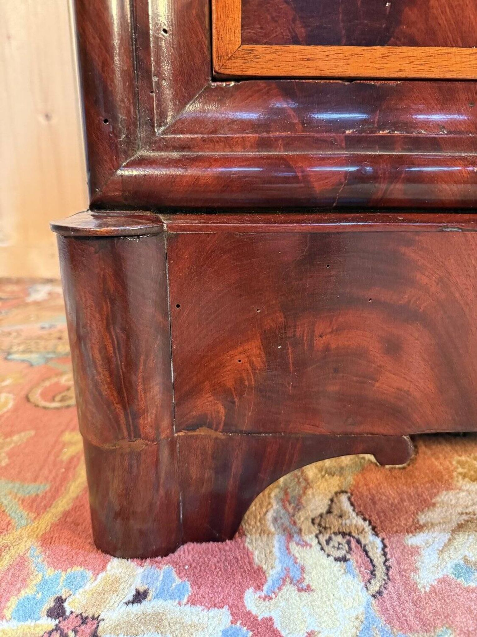 Louis Philippe period mahogany chest of drawers