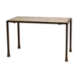 table basse en fer forgé