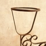 Antique wrought iron plant stand