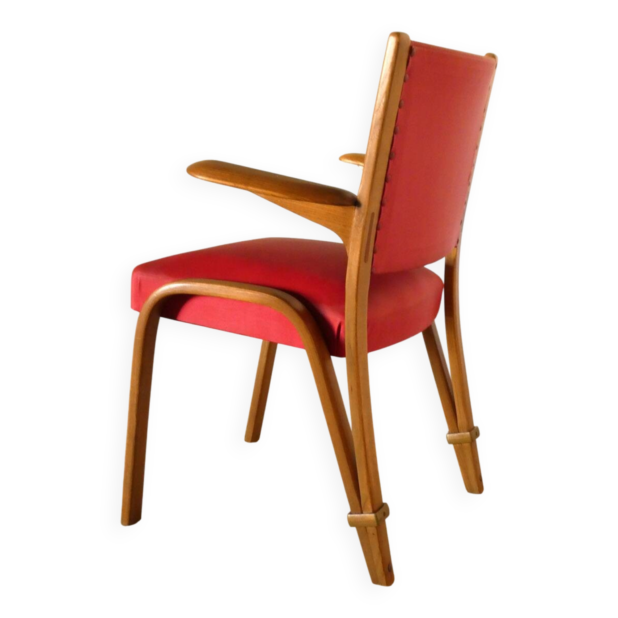 fauteuil Bow Wood, Steiner, 1950