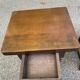 Pair of rustic wooden bedside tables - Spanish style side table