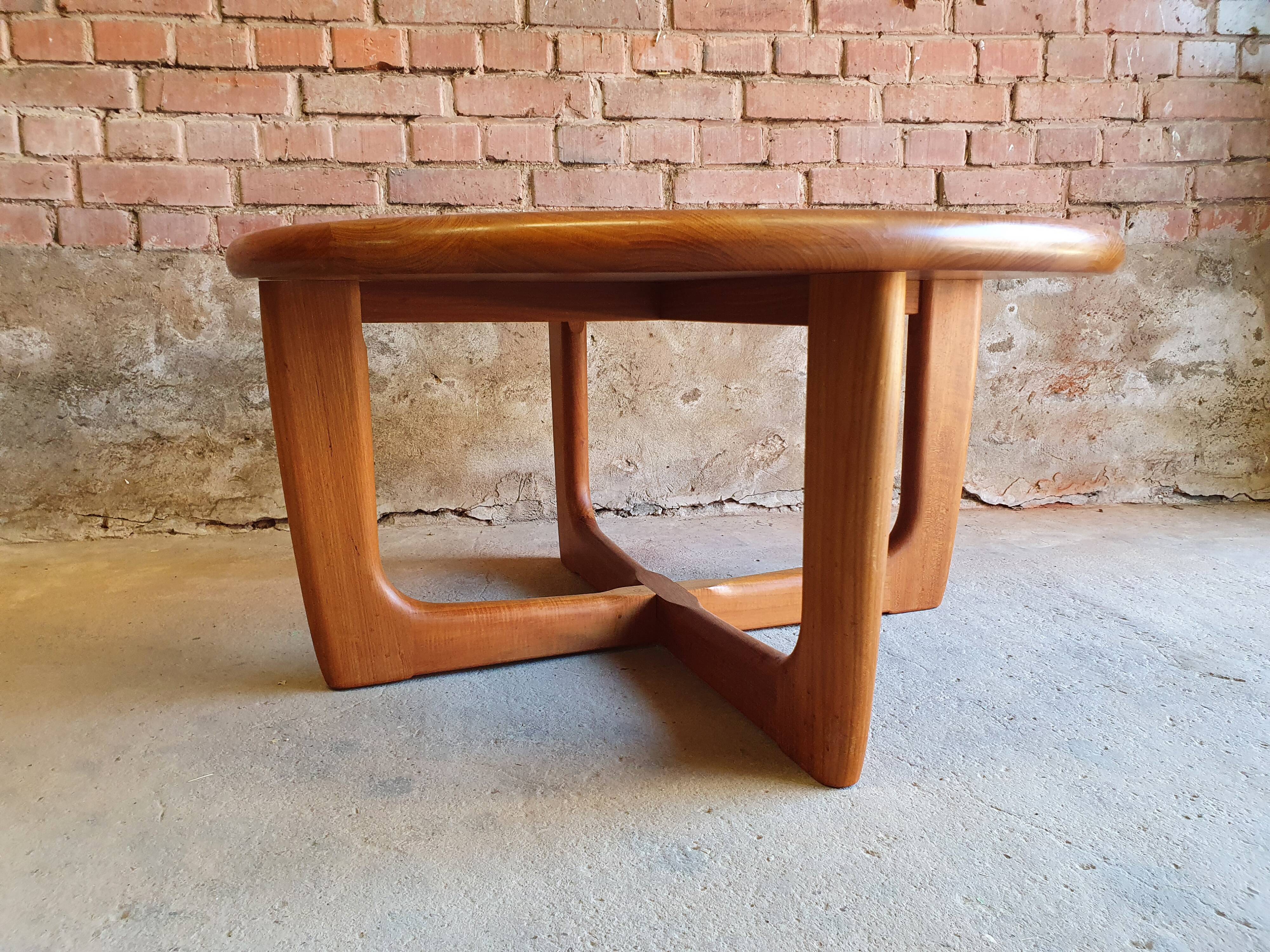 Teak coffee table Niels Bach, Denmark 1970