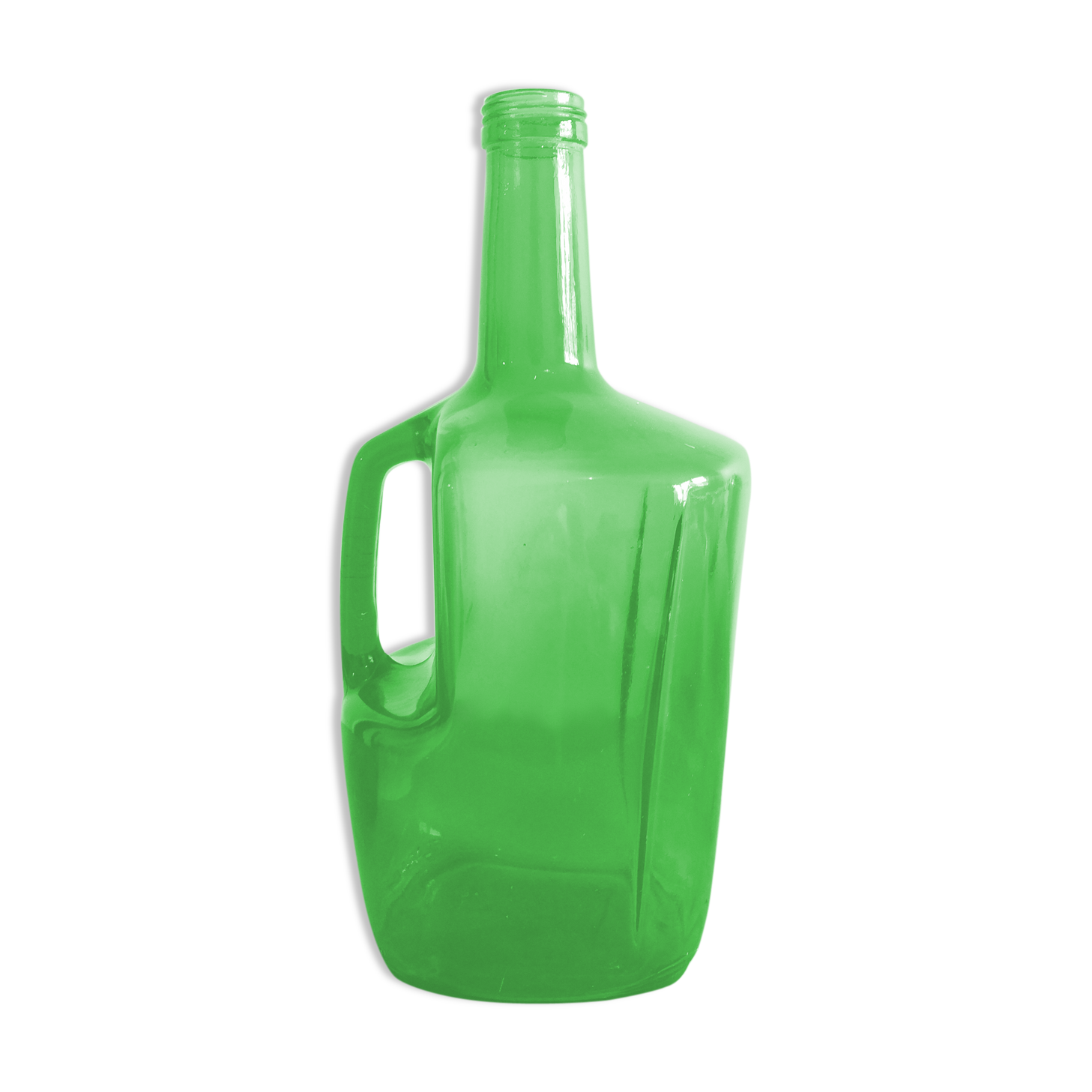Dame Jeanne en verre verte