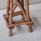Tabouret de bar en bois du milieu du siècle ou piédestal de sculpture (6 disponibles)