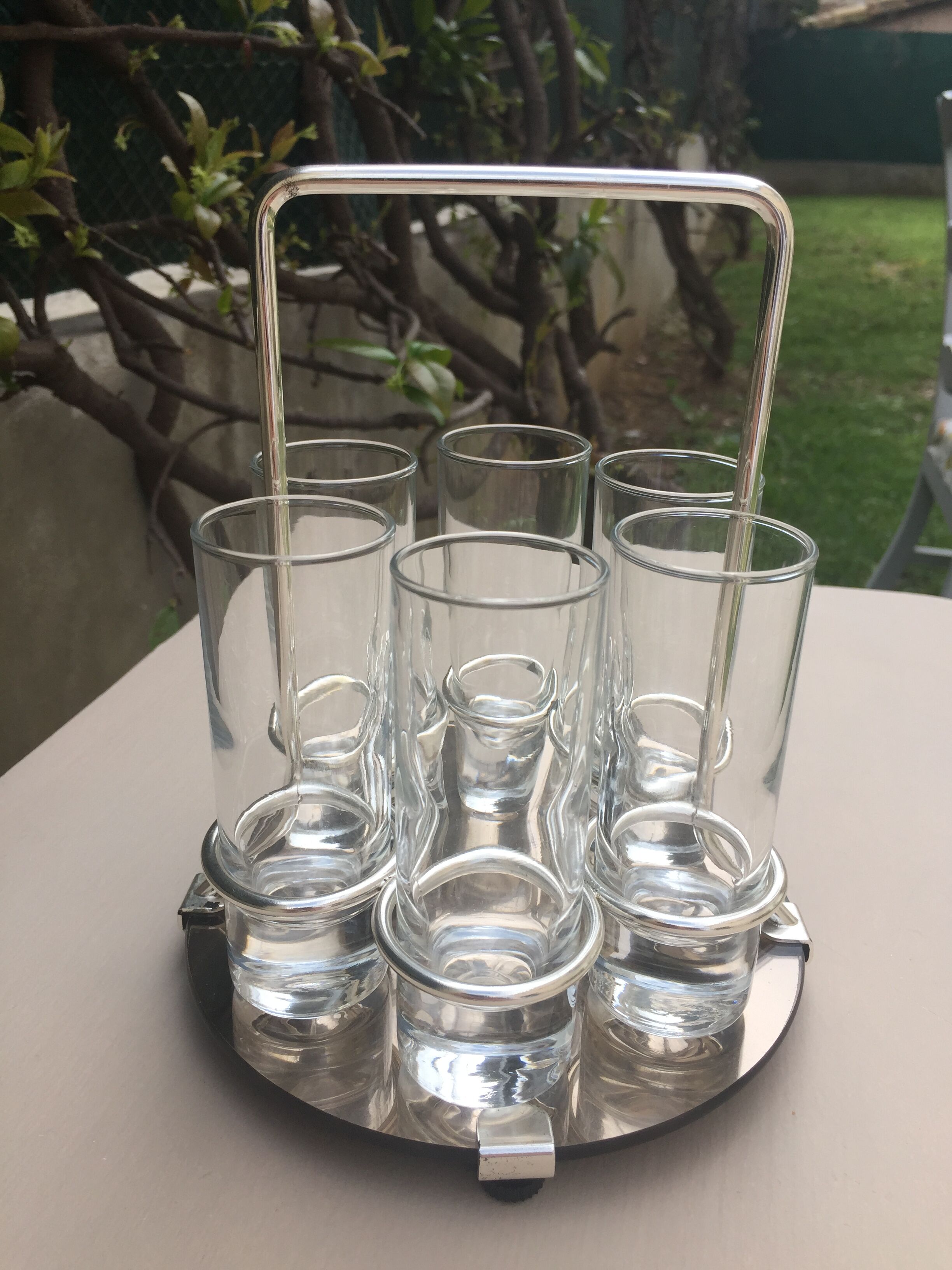 Service à limoncello italien