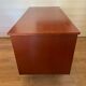Bureau Double Caisson Vintage Capelle - Années 60 Teck/Acajou