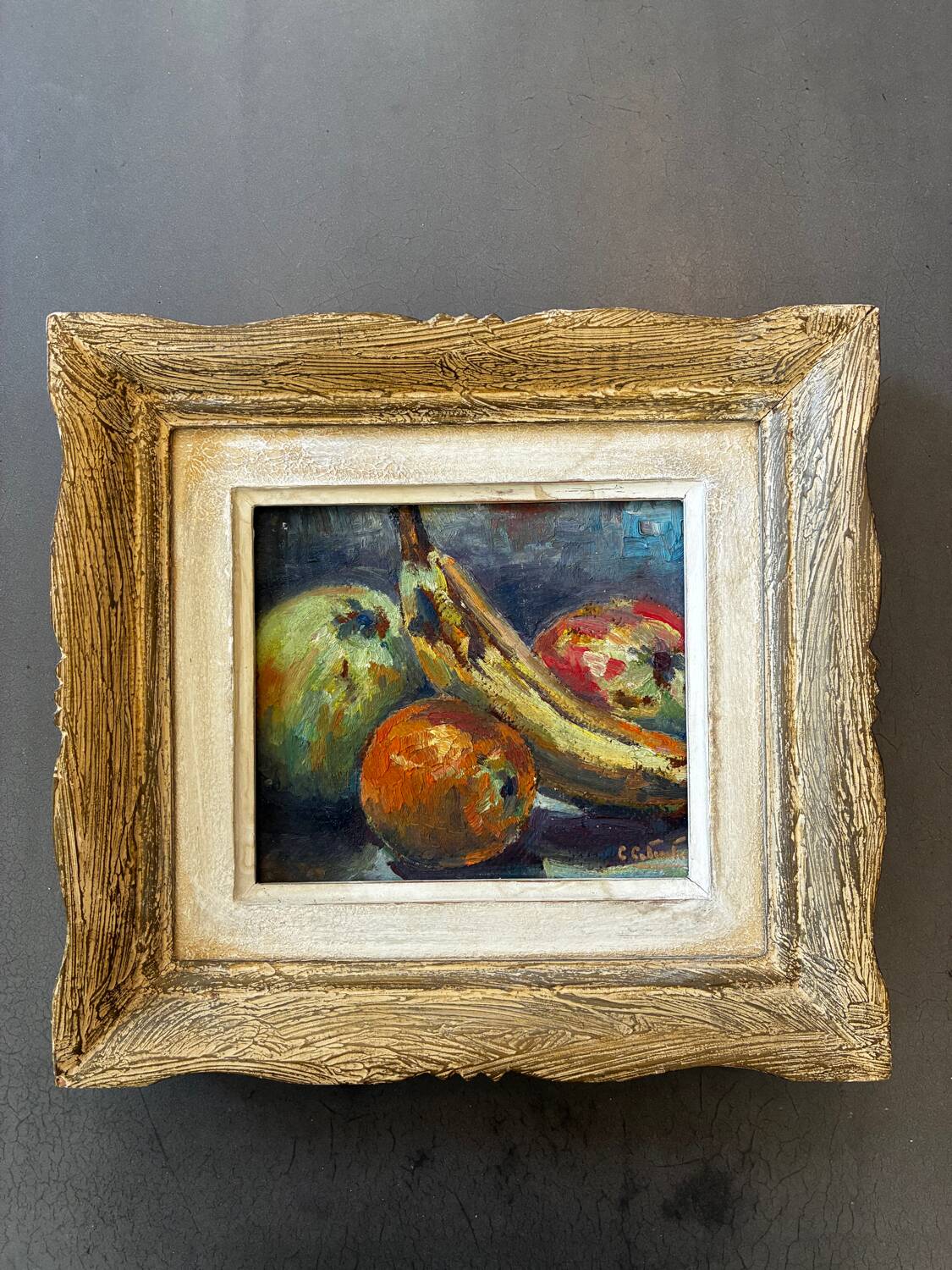 Still life with fruit, 20th century, signed