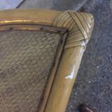 Corner Wicker shelf