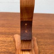Vintage wooden penguin sculpture, set of 3.