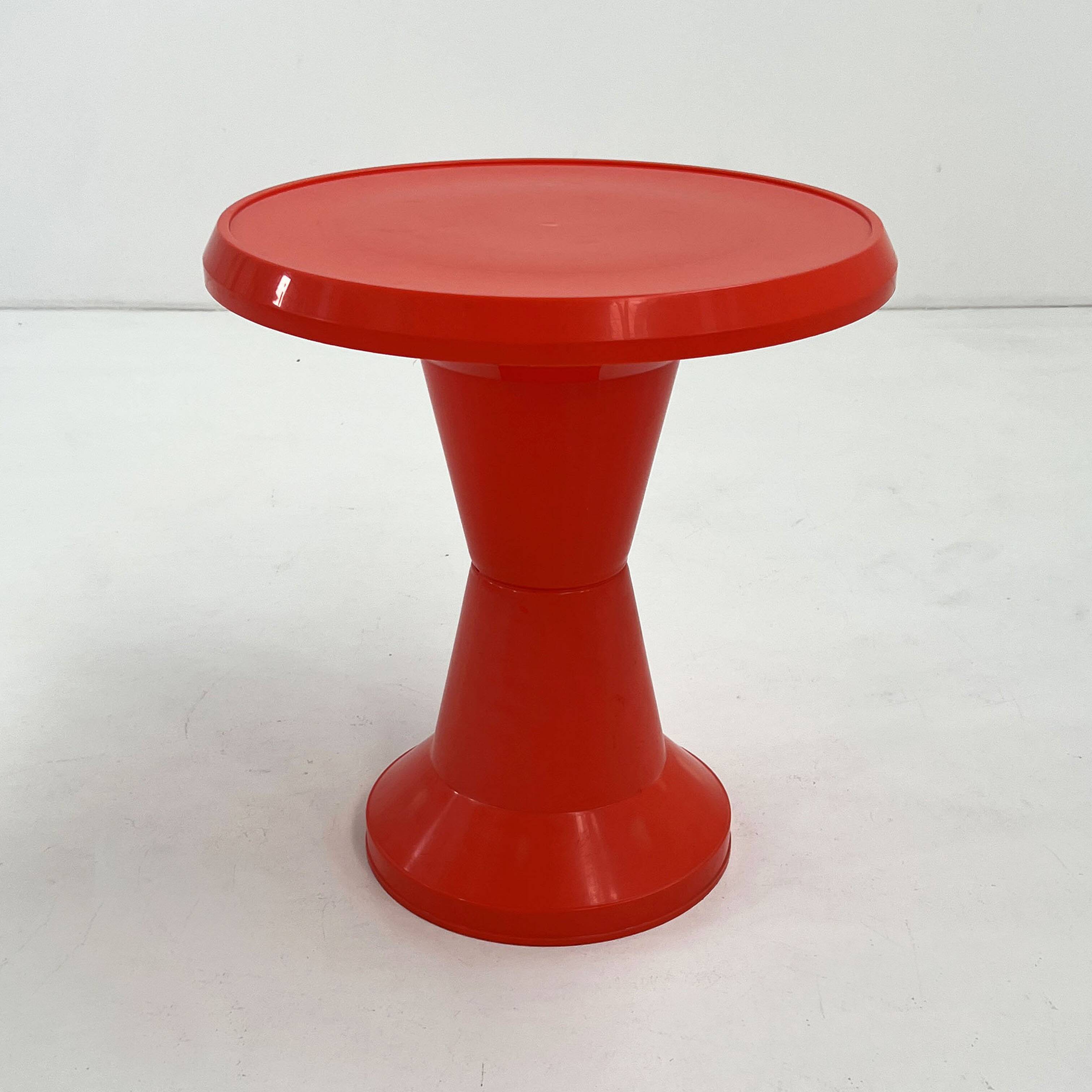 Taormina Orange Table by Giganplast, 1970