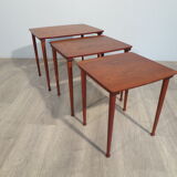 Teak nesting tables from Møbelintarsia 1960
