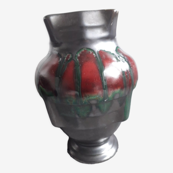 Vintage vase in Belgian ceramic