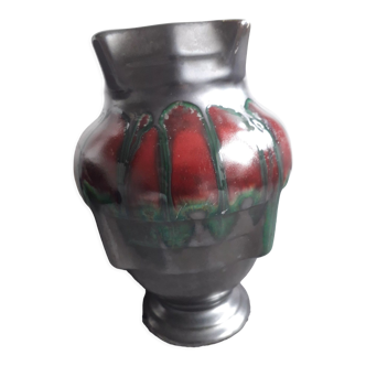 Vintage vase in Belgian ceramic