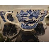 4 English porcelain cups