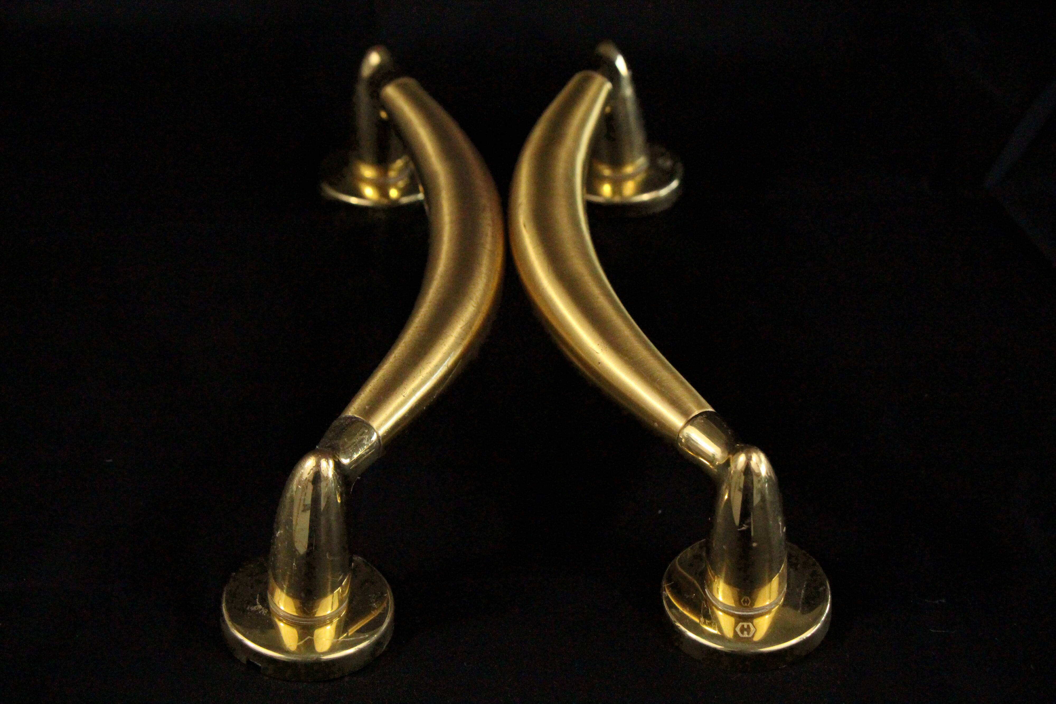 Brass pull bar (pair)