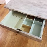 Old farm table in solid oak