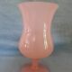 Vase opaline rose
