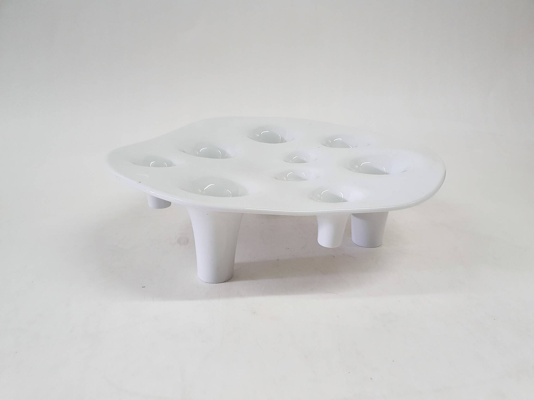 Fruit and Fire candle holder and fruit bowl by Willem Noyons, The Netherlan