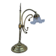 Swan neck brass lamp Art Nouveau