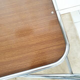 Folding service on formica wheels
