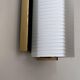 Vintage wall lamp, opaline and brass, France 1950